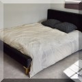 F27. Full size platform bed. 